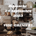 Affiche vide grenier couleur