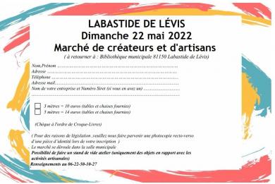 Inscription bulletin marche du 22 mai 2023